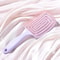 Elastic Massage Comb Hollow Out Hair Brush Fast Blow Drying Detangling Tool For All Hair Types 2