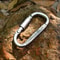 Heavy Duty Aluminum Carabiner Set For Keys Camping EDC 50kg Tactical Hook For Backpacks Keychains 3