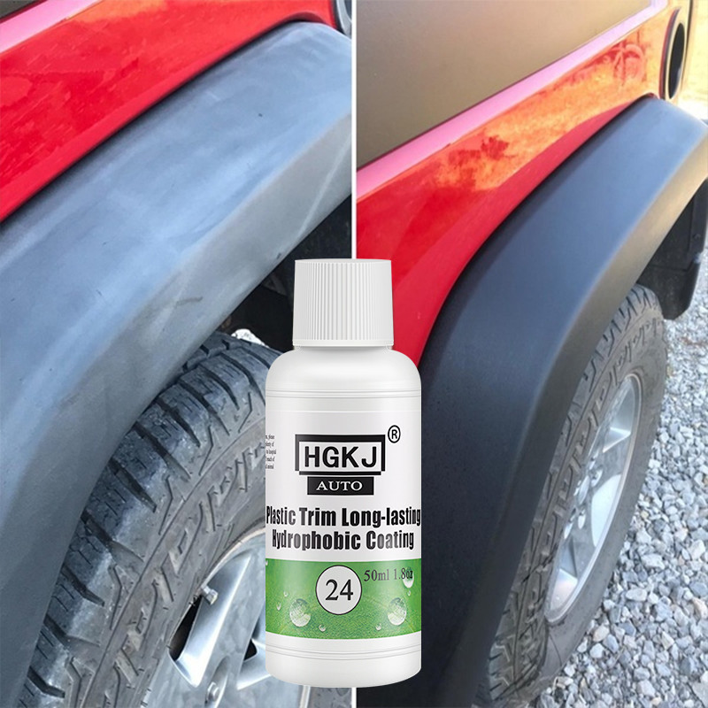 Plastic Restore Revitalizer, Long-Lasting Coating for Car Rubbers & Trim, Clean Gloss Black Shine
