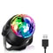 Magic Dance Car RGB Disco Light Rotating DJ Strobe Lamp with Sound Control for Christmas Club Pa