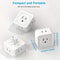 5 Way Multi Plug Outlet Extender Wall Outlet ExpanderSmall Electrical Outlet Splitter For TravelHom 1