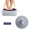 Compact Inflatable Travel Footrest PVC Flocked Pillow Stool for Home Office or Relaxing Outdoors
