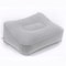 Compact Inflatable Travel Footrest PVC Flocked Pillow Stool for Home Office or Relaxing Outdoors