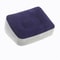 Compact Inflatable Travel Footrest PVC Flocked Pillow Stool for Home Office or Relaxing Outdoors