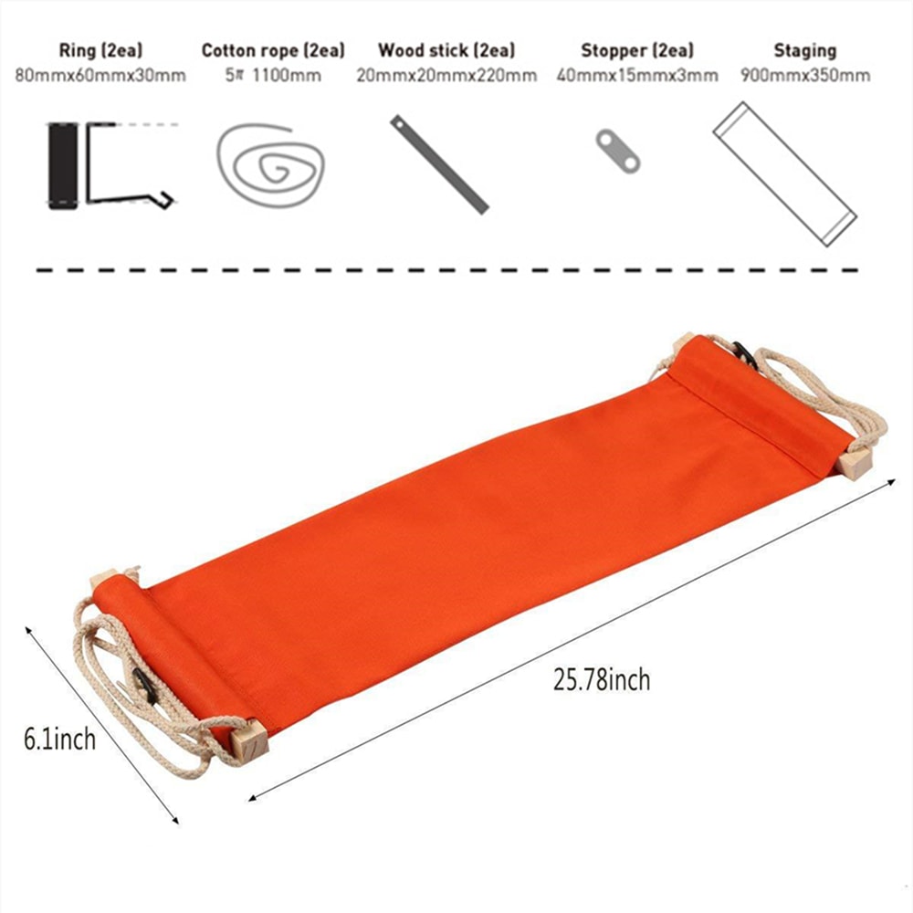 Lazy Portable Foot Hammock Casual Feet Swing Footrest for Office Desk Travel Home and Outdoor Re