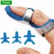 Tcare Medical Finger Splint with Malleable Aluminium Frog Phalanx Brace for Injury Recovery Suppo