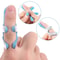 Tcare Medical Finger Splint with Malleable Aluminium Frog Phalanx Brace for Injury Recovery Suppo