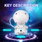 Astronaut Galaxy Star Projector LED Night Light for Childrens Bedroom Ceiling Decoration