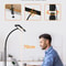 Adjustable 160 LED USB Clip Night Reading Lamp 3 Color Temperatures Flexible Gooseneck