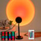 USB Sunset Projection Light 16 Colors Remote Control 180 Rotation for Bedroom Photography Deco