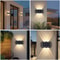 Waterproof Solar Wall Lamp Outdoor LED Light for Garden Decoration Balcony Porch and Fence