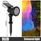 Adjustable LED Solar Spotlight IP65 Waterproof Outdoor Wall Ground Landscape Lighting