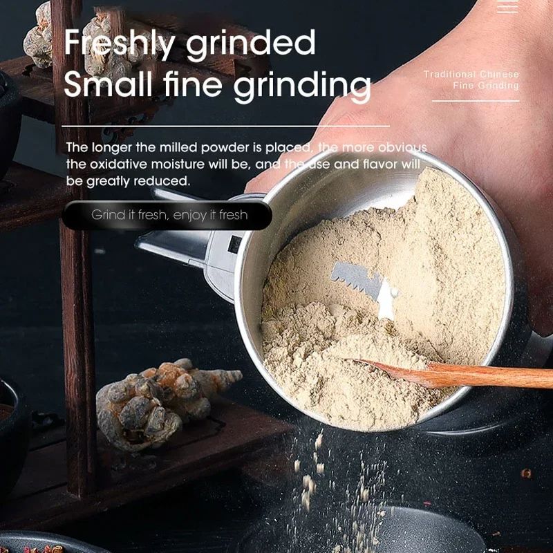 Home Electric Coffee  Spice Grinder Multifunctional Stainless Steel Machine For Beans Cereals Nuts  3