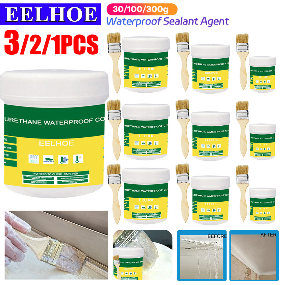 30300g Transparent Waterproof Coating Sealant Agent With Brush Invisible Paste Glue For Roof Bathr 1