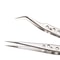 Electronics Industrial Precision Tweezers AntiStatic Stainless Steel Curved Straight Tip Forceps F 2