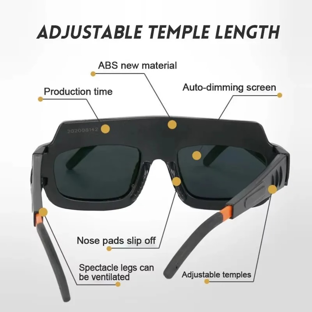 Solar AutoDimming Welding Goggles AntiGlare Argon Arc Eye Protection For Welders 2