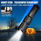 Rechargeable LED Camping Torch Flashlight High Power USB Spotlight With Zoom Lantern Waterproof Bui 0