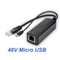POE Splitter With Micro USB TypeC Barrel Jack Compatible With Huawei Hikvision Bobcat Raspberry Pi 4