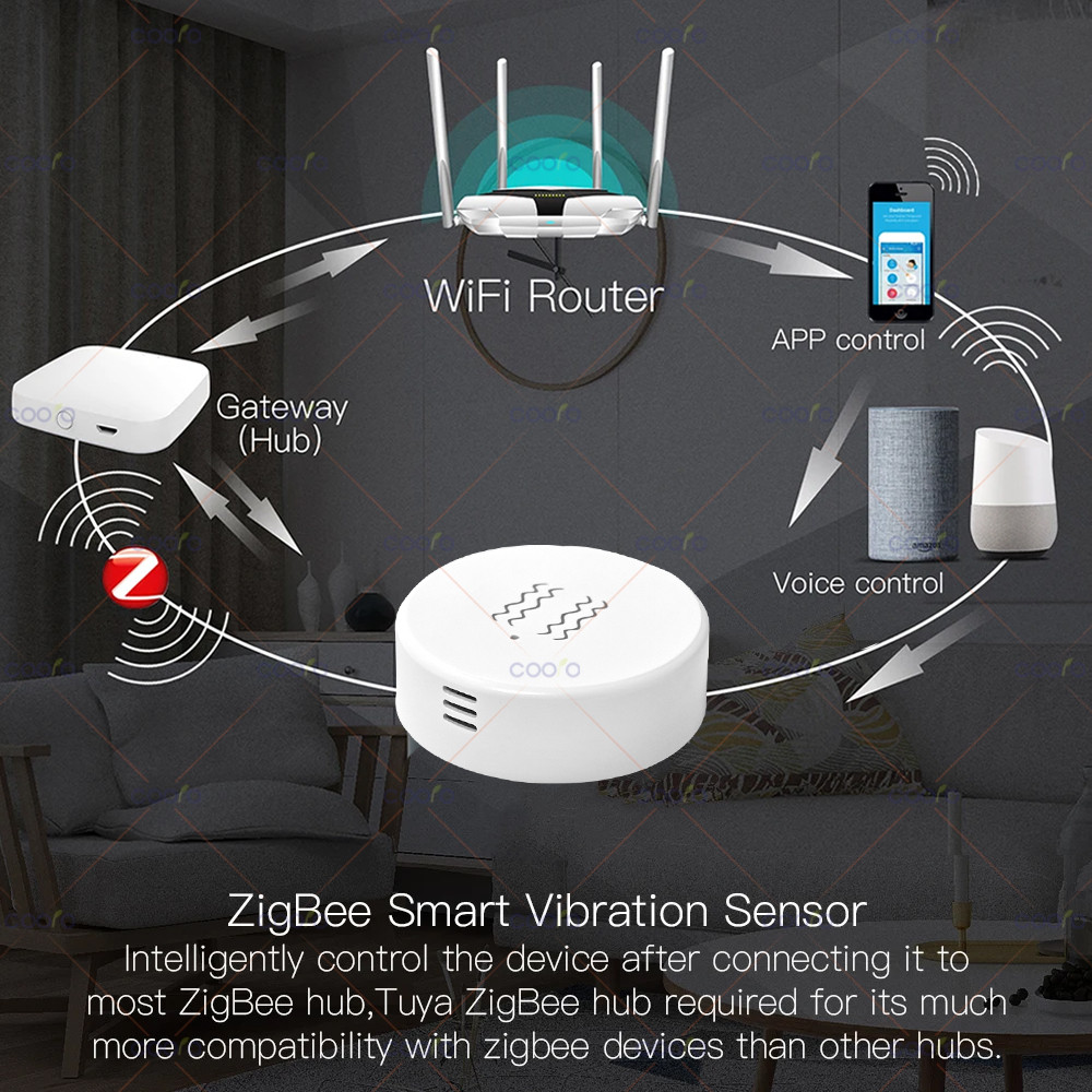 Smart Vibration Sensor With Tilt Detection RealTime XYZ Axis Monitoring SmartLife App Notification 6