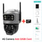 8MP 4K V380 Dual Lens 4G Solar Security Camera PIR Human Detection Night Vision Waterproof IP Cam 7