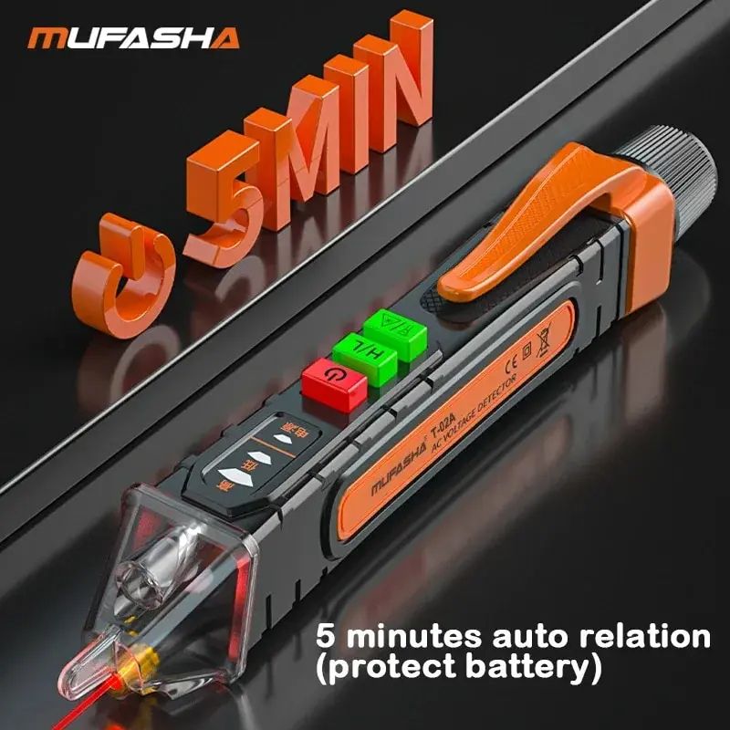 NonContact Voltage Detector Electrical Pen AC Voltage Tester Smart Breakpoint Finder Home Professio 4