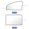2 Pcs Car Side Window Sun Shade Curtains UV Reflective Magnetic Sun Protection Covers For Summer Pr 5