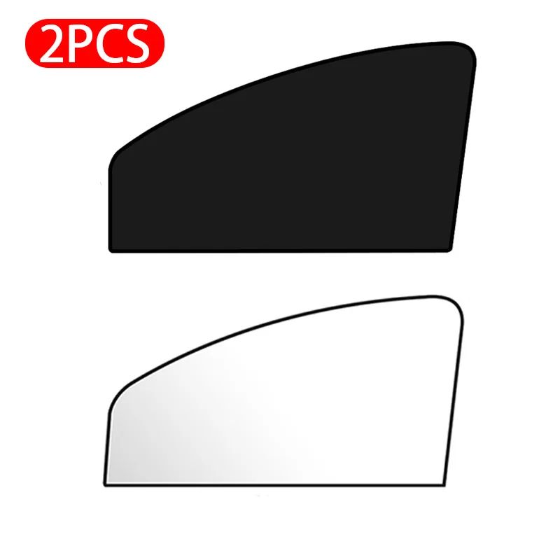 2 Pcs Car Side Window Sun Shade Curtains UV Reflective Magnetic Sun Protection Covers For Summer Pr 7