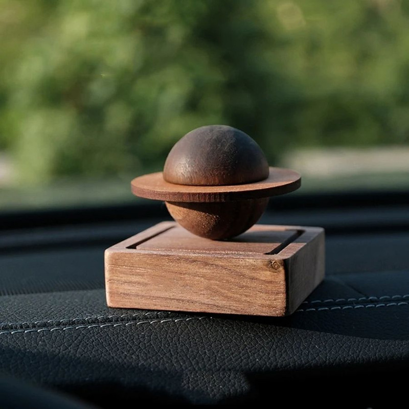 1pcs Wooden Scent Diffuser  Jupiter Shape Home Decoration No Essential Oil Fresh Air Gift For Dorm  3