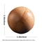 Wooden Kongming Lock Round Ball Shaped Puzzle Brain Teasers Toy Sphere Puzzle For Adults Kids Inte 1