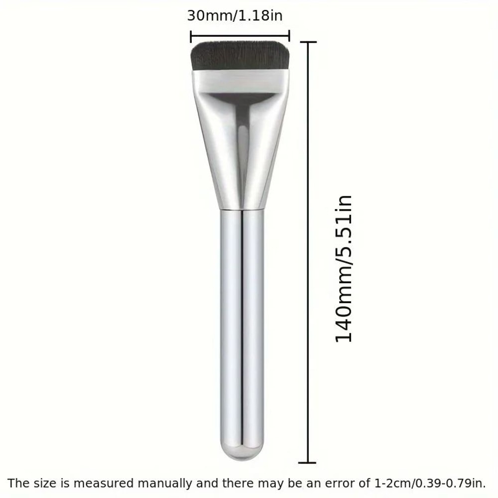 MultiUse UltraFine Hypoallergenic Nylon Bristle Oval Foundation Brush Ideal For Face Contouring Fl 5
