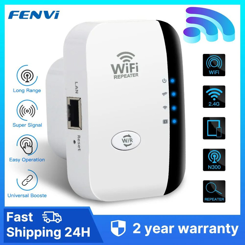 Wireless WiFi Repeater Remote Extender  Signal Amplifier For Home And Office 0