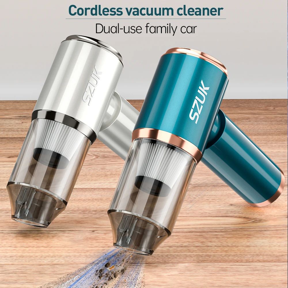 Car Vacuum Cleaner Strong Suction Wireless Portable Handheld Mini Cleaning Machine For Car Home Pet 1