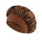 Soft Silk Satin Lined Bonnet for Sleeping, Large Satin Hair Bonnet for Women, Shower Cap & Hair Wrap for Long Hair