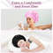 Soft Silk Satin Lined Bonnet for Sleeping, Large Satin Hair Bonnet for Women, Shower Cap & Hair Wrap for Long Hair