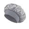 Soft Silk Satin Lined Bonnet for Sleeping, Large Satin Hair Bonnet for Women, Shower Cap & Hair Wrap for Long Hair