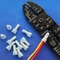 Wire Connector Terminal Set Closed End Crimp Cap Electrical Wiring Cable Insulation 2