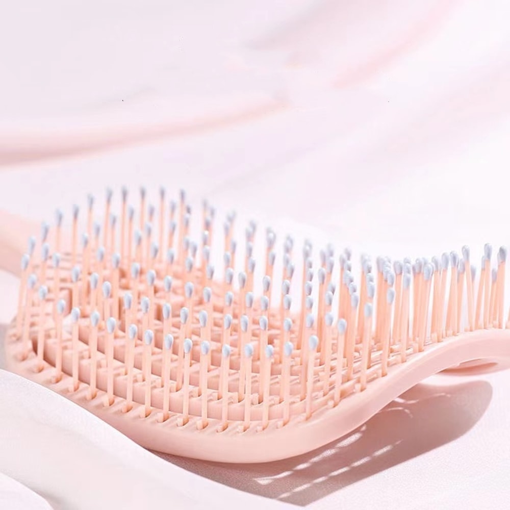 Hollow Out Hair Brush Elastic Scalp Massage Comb For Fast Blow Drying Hair Styling 4