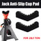 2PCS Car Slotted Jack Stand Rubber Pads 6 Ton Pinch Weld Floor Adapter Rail Grip For Safe Lifting 1