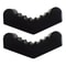 2PCS Car Slotted Jack Stand Rubber Pads 6 Ton Pinch Weld Floor Adapter Rail Grip For Safe Lifting 5