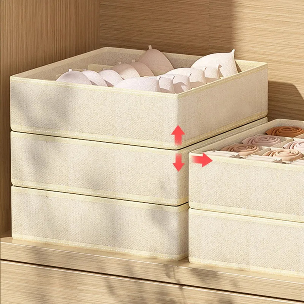 Sports Bra Underwear Organizer Storage Box Panties  Socks Wardrobe Drawer Separator 2