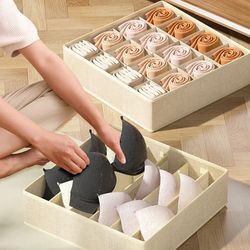 sports bra underwear organizer storage box, panties & socks wardrobe drawer separator