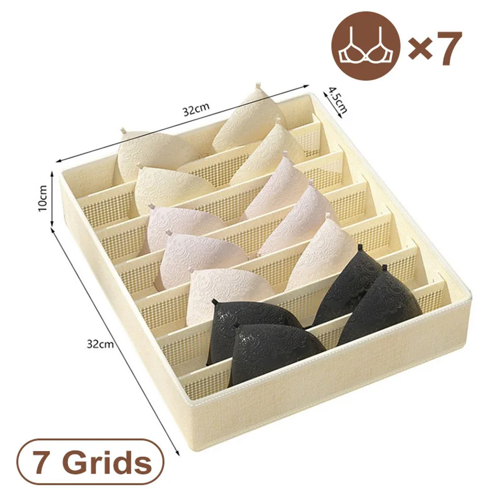Sports Bra Underwear Organizer Storage Box Panties  Socks Wardrobe Drawer Separator 6