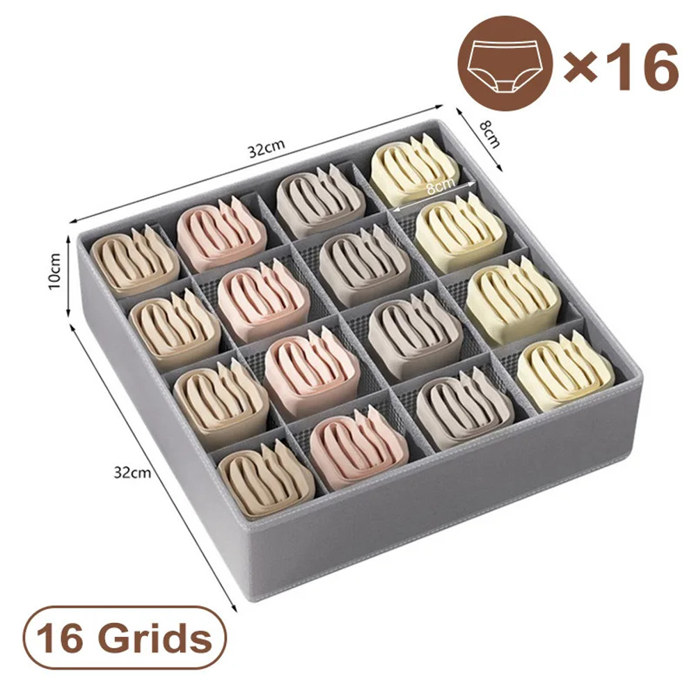Sports Bra Underwear Organizer Storage Box Panties  Socks Wardrobe Drawer Separator 10