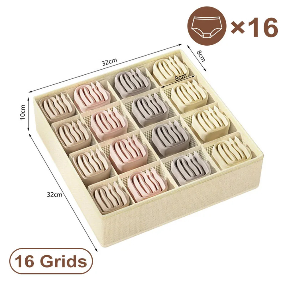 Sports Bra Underwear Organizer Storage Box Panties  Socks Wardrobe Drawer Separator 7