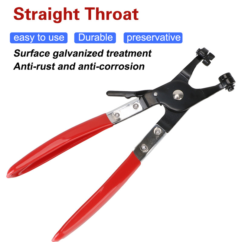 Water Pipe Hose Clamp Removal Pliers Flat Band Ring Tool For Auto Truck Motorcycle  Trailer Repairs 4