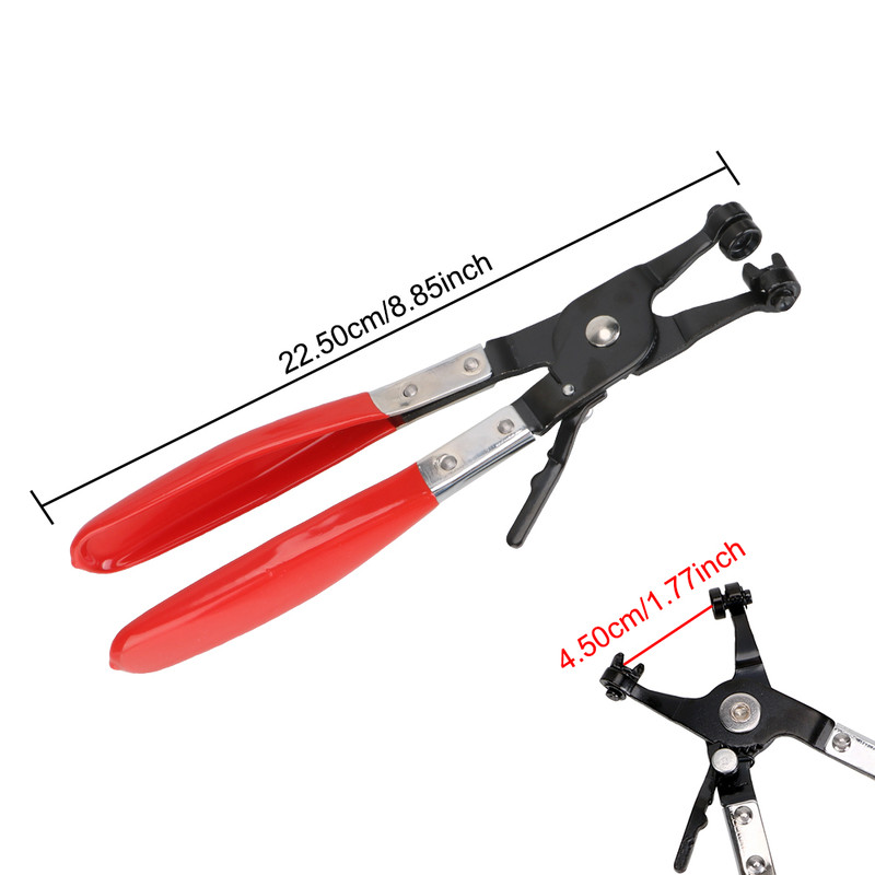 Water Pipe Hose Clamp Removal Pliers Flat Band Ring Tool For Auto Truck Motorcycle  Trailer Repairs 5