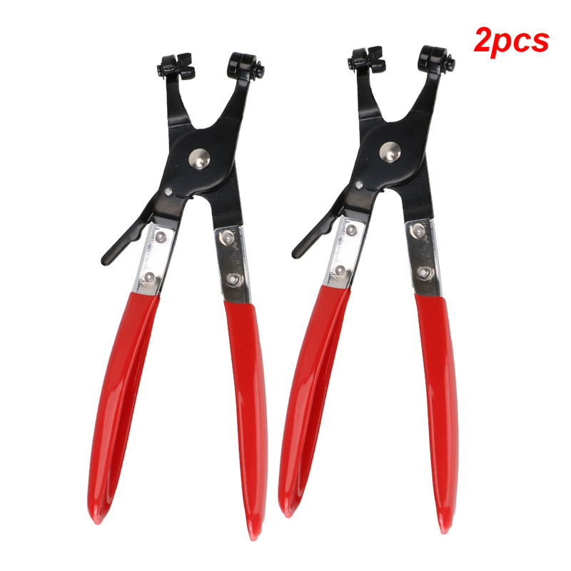 Water Pipe Hose Clamp Removal Pliers Flat Band Ring Tool For Auto Truck Motorcycle  Trailer Repairs 7