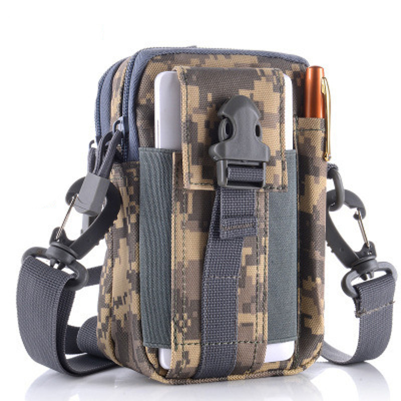 Men Small Waist Bag Multifunctional Waterproof Nylon Phone Pouch For Outdoor Hunting  Casual Use 1