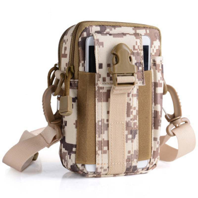 Men Small Waist Bag Multifunctional Waterproof Nylon Phone Pouch For Outdoor Hunting  Casual Use 6