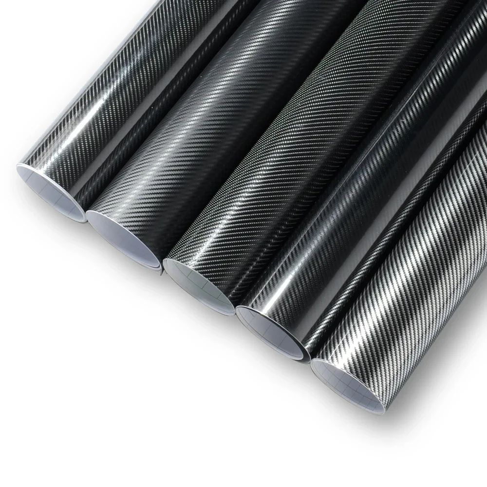 Glossy Carbon Fiber Vinyl Wrap Film Car  Motorcycle Sticker Auto Wrapping  Decorative Accessory 1